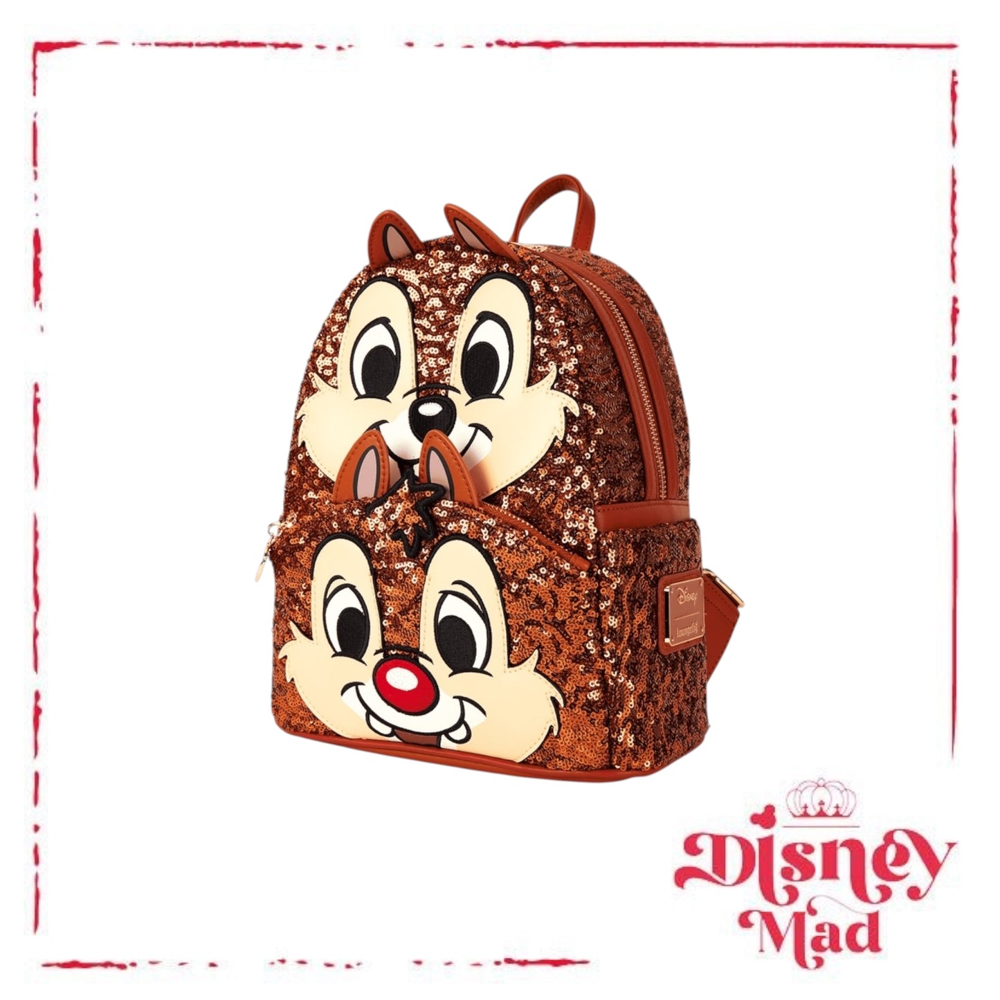 Chip 'n' Dale Exclusive Sequin Cosplay Mini Backpack