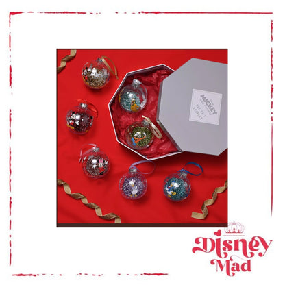 Disney Set of 7 Baubles With Gift Box - Mickey And Friends