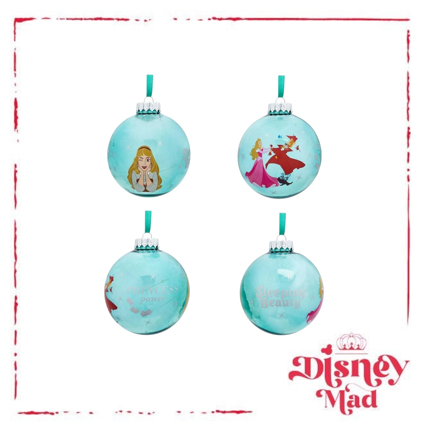 Disney Set Of 7 Baubles With Gift Box - Princess