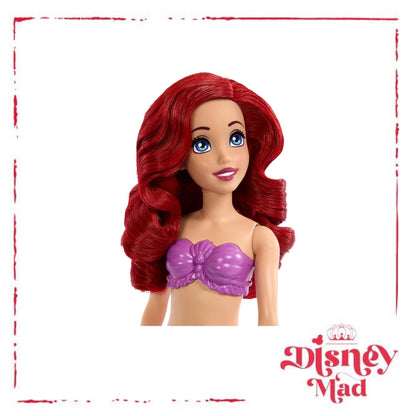 Disney Princess Ariel Mermaid Doll & Rolling Chariot