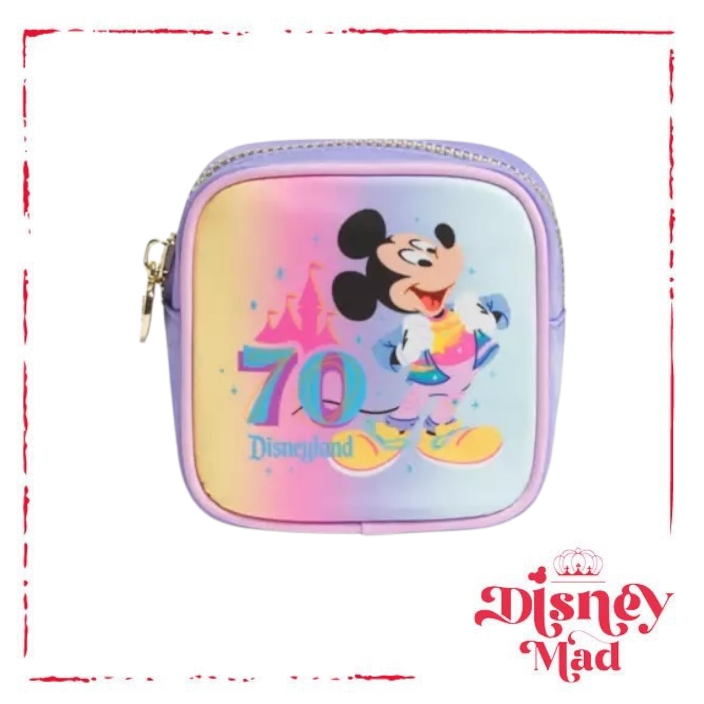 Mickey Mouse Mini Pouch by Stoney Clover Lane – Disneyland 70th Anniversary - Disney Parks