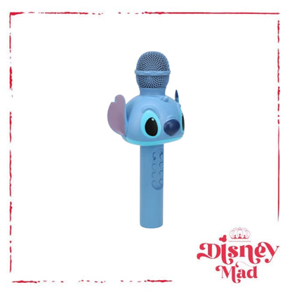 Disney Figural Stitch Bluetooth® LED Karaoke Microphone
