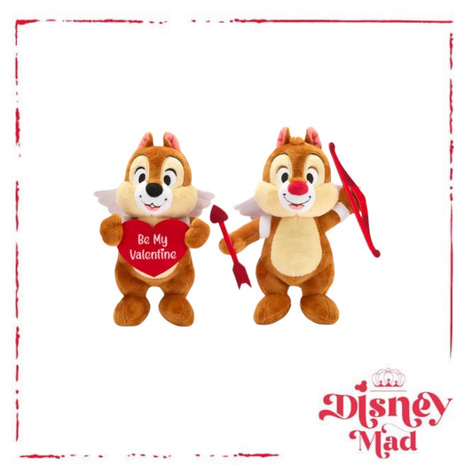 Chip 'n Dale Valentine's Day Plush Set – 9''- Disney Parks