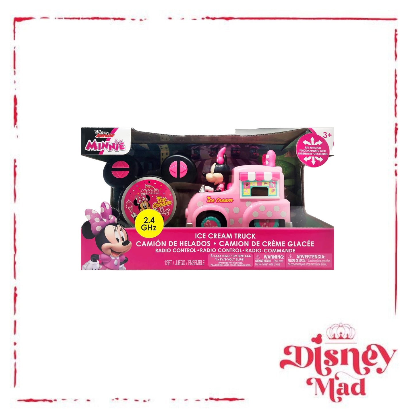 Disney Junior Minnie’s 5.5” R/C Ice Cream Truck