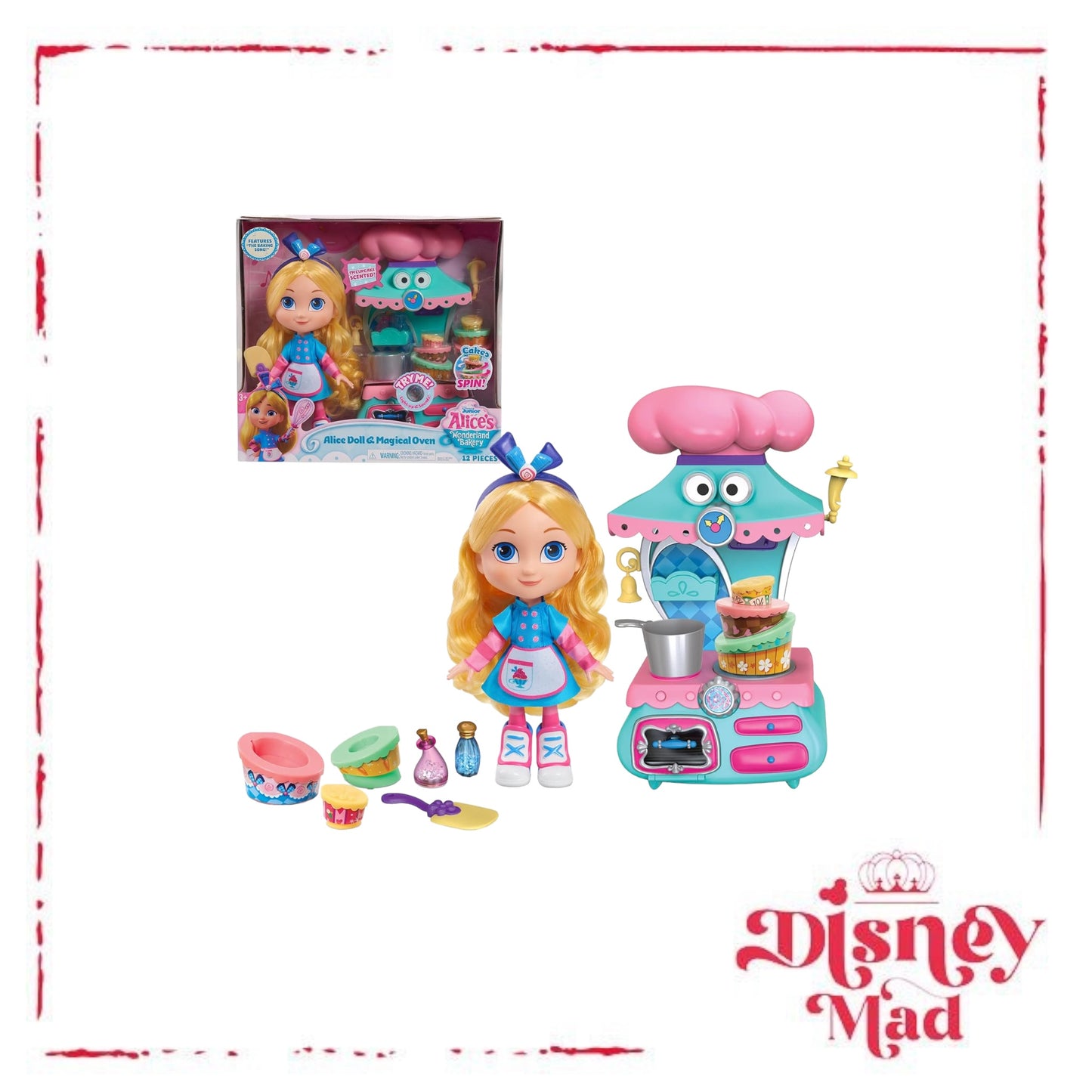 Disney Alice's Wonderland Bakery - Alice Doll & Magical Oven Playset