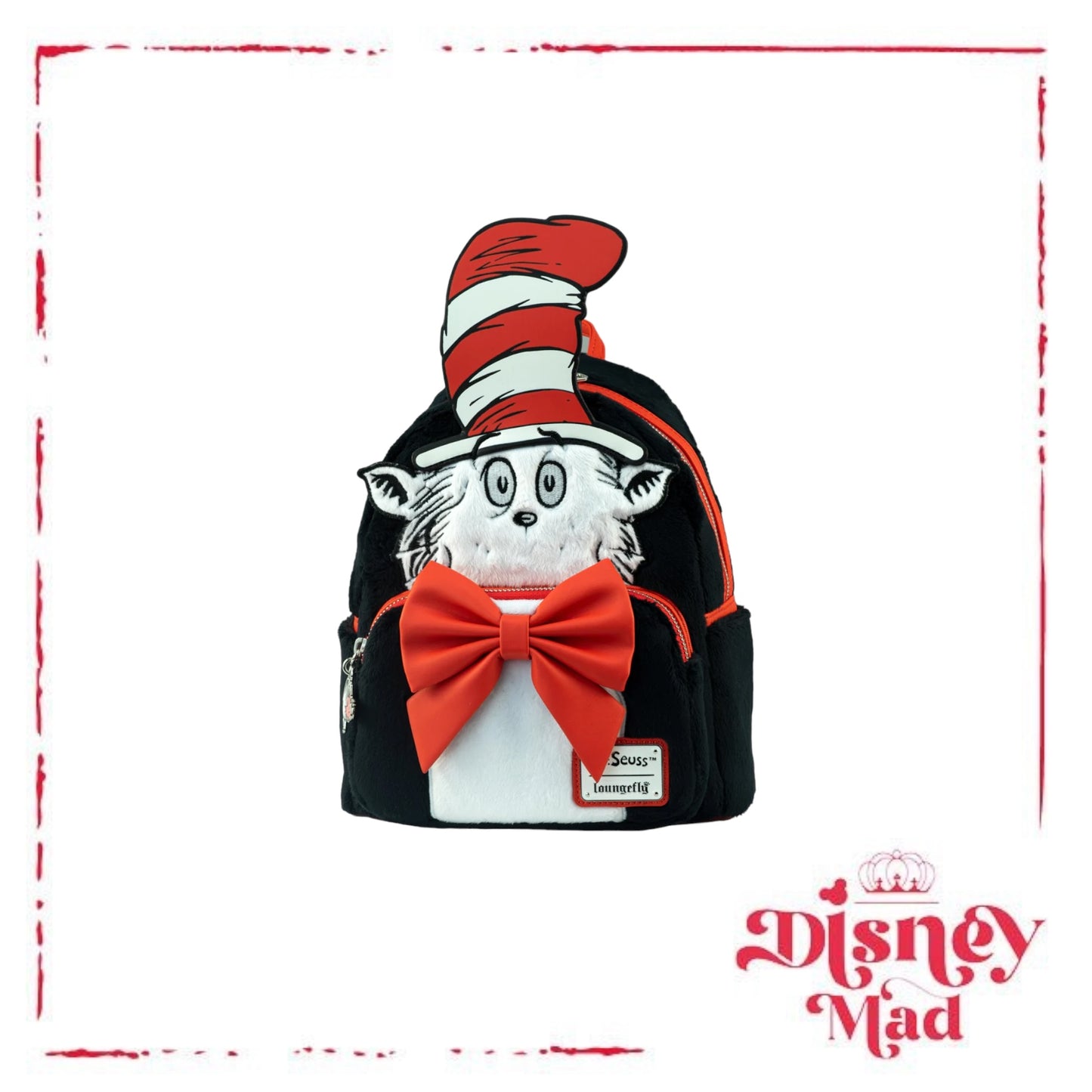 Loungefly Dr Seuss The Cat in the Hat Cosplay Mini Backpack