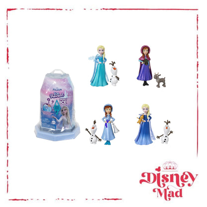 Mattel Disney Frozen Small Doll Ice Reveal with Squishy Ice Gel and 6 Surprises Including Character Friend & Play Pieces