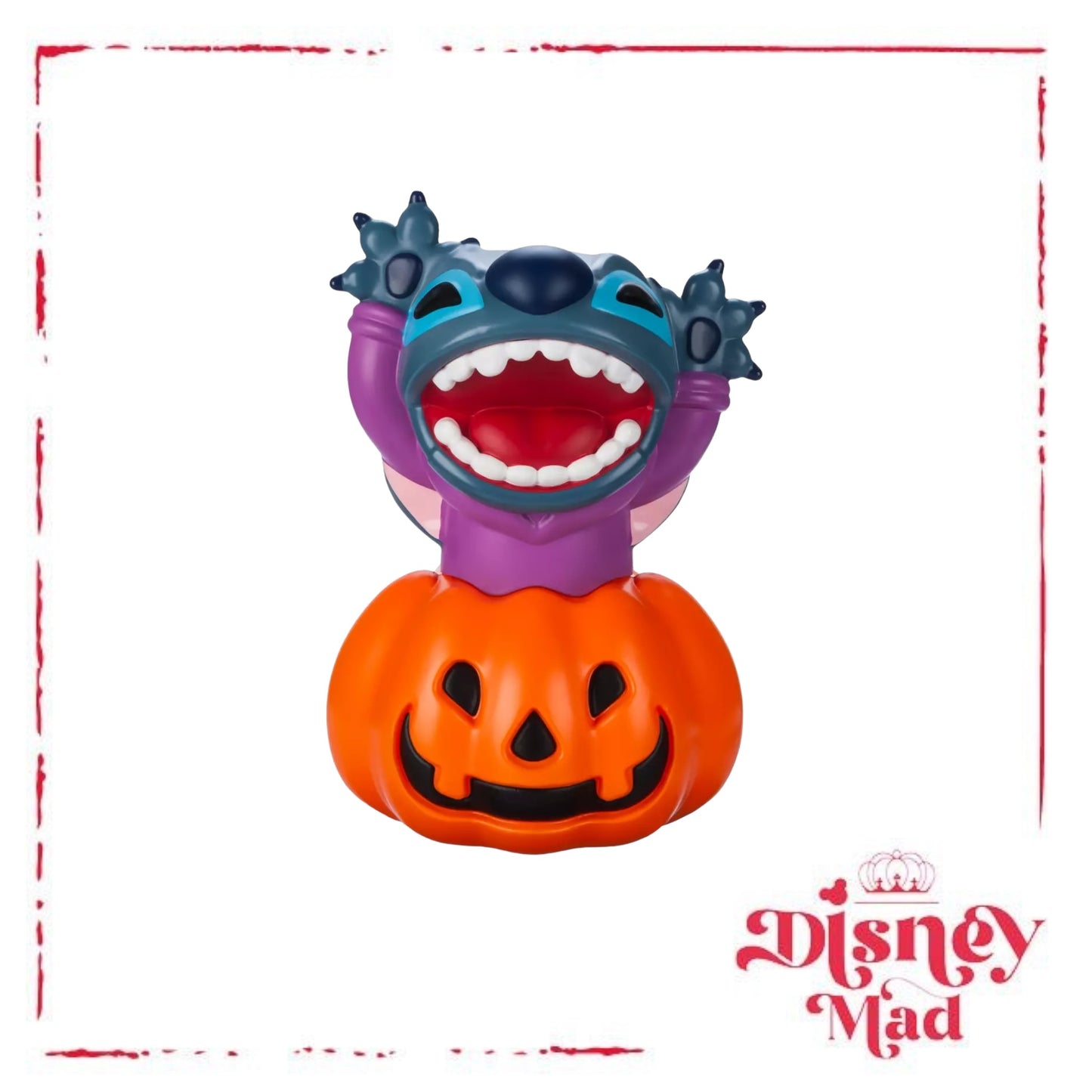 Stitch Pumpkin Light-Up Halloween Decoration - Disney Parks