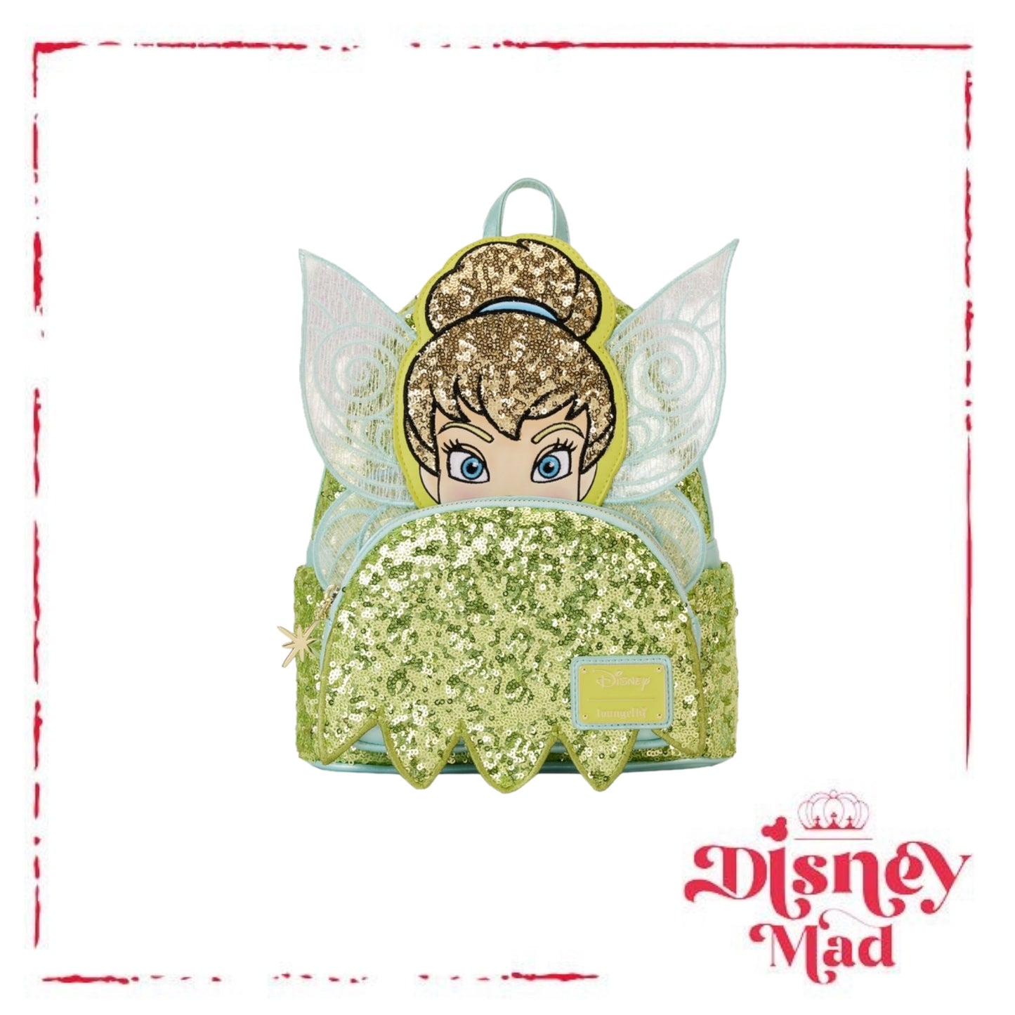 Peter Pan Tinker Bell Exclusive Sequin Cosplay Mini Backpack