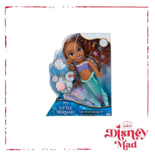 Disney The Little Mermaid Ariel Doll with Hair Charms! Feature Singing & Talking Doll, Accessories Activate Music & Magical Lights