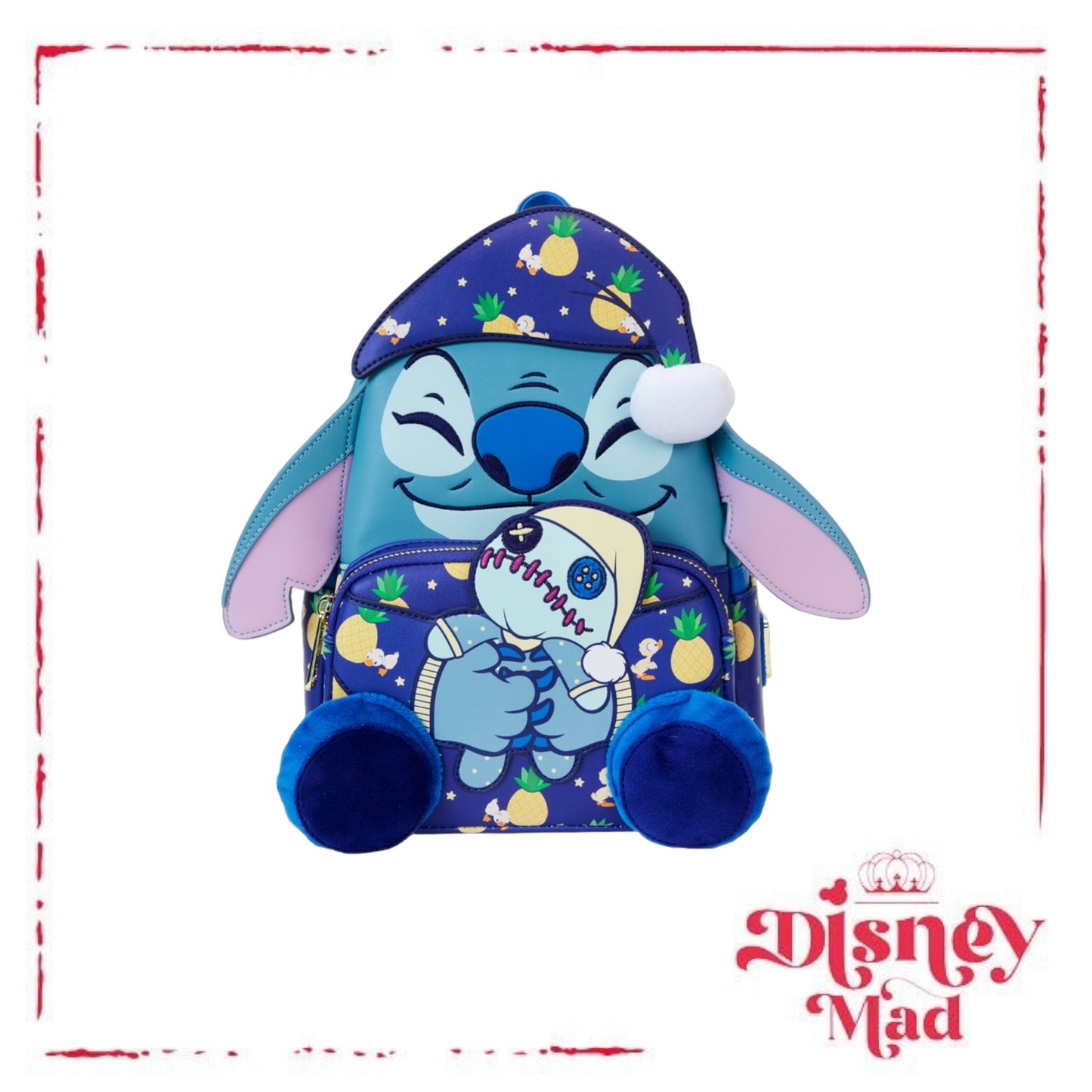 SDCC Limited Edition Bedtime Stitch Glow Mini Backpack