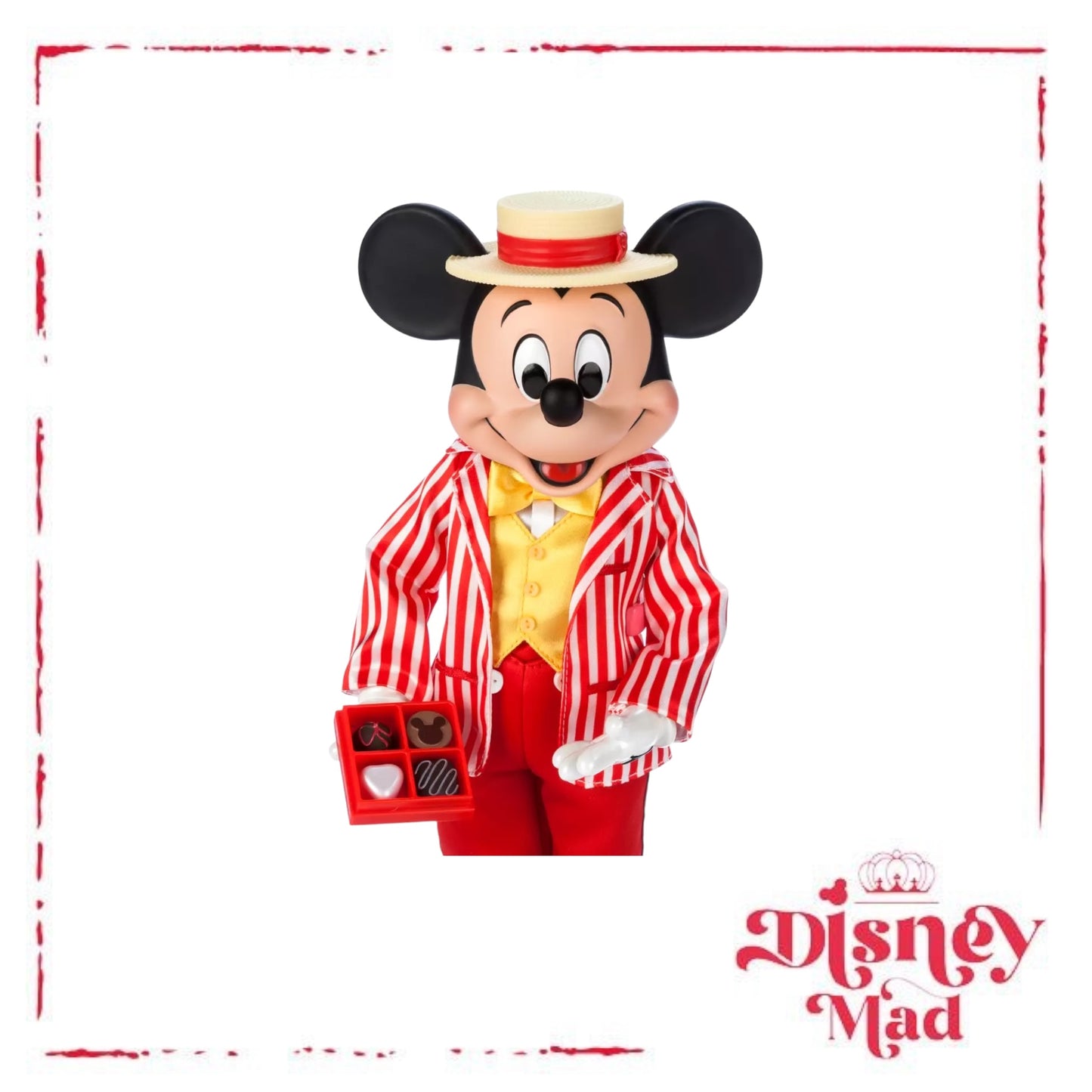 Mickey Mouse and Minnie Mouse Valentine's Day Limited Edition Doll Set – 12''