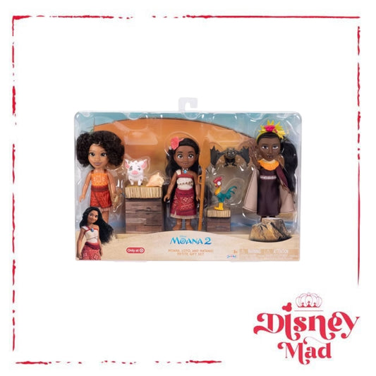 Disney Moana 2 6" Moana, Loto & Matangi Petite Gift Set