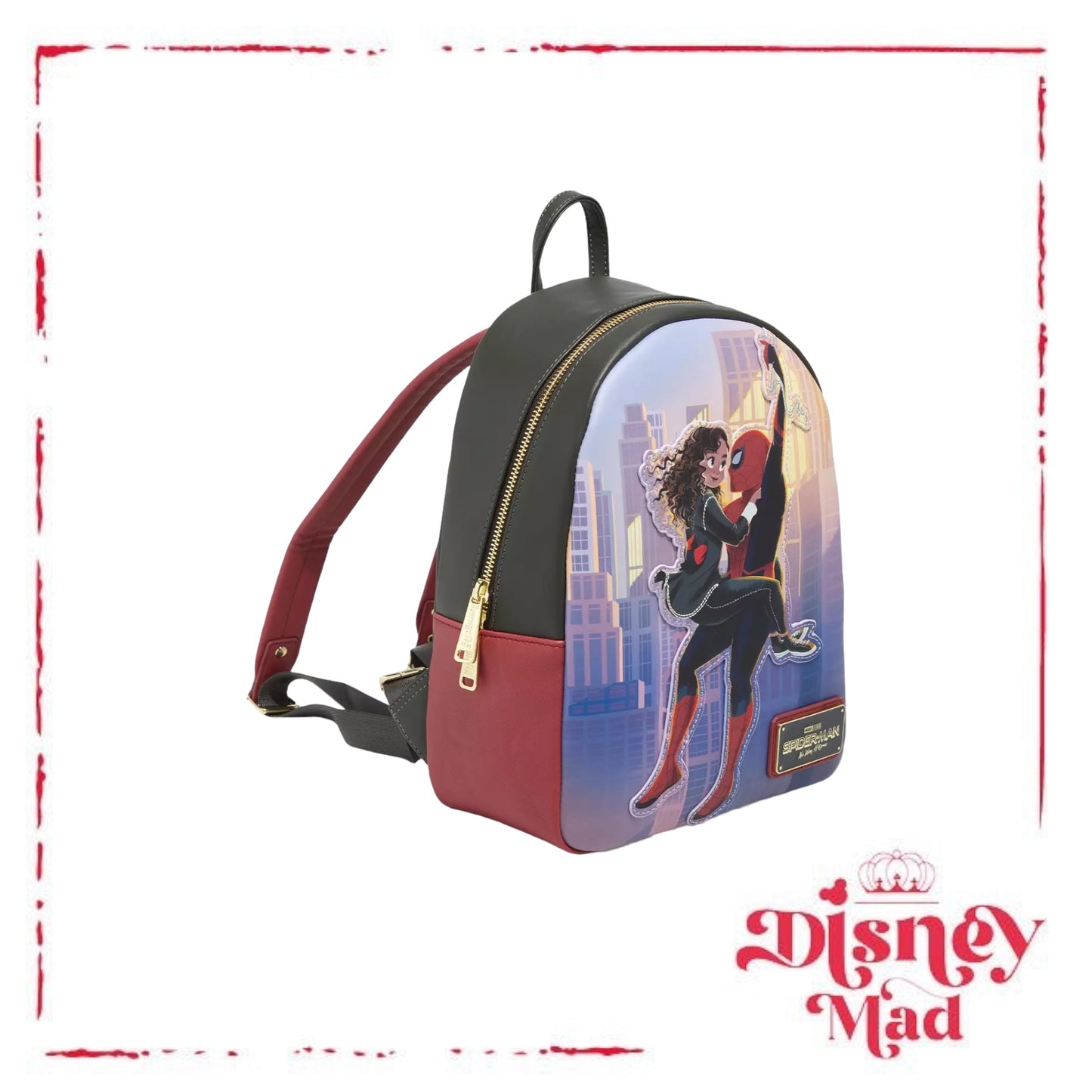 Bundle Offer 3 - Loungefly Marvel Spider-Man: No Way Home MJ & Spider-Man Mini Backpack, Spider-Man Popsies Vinyl Figure & Spider Gwen Soda