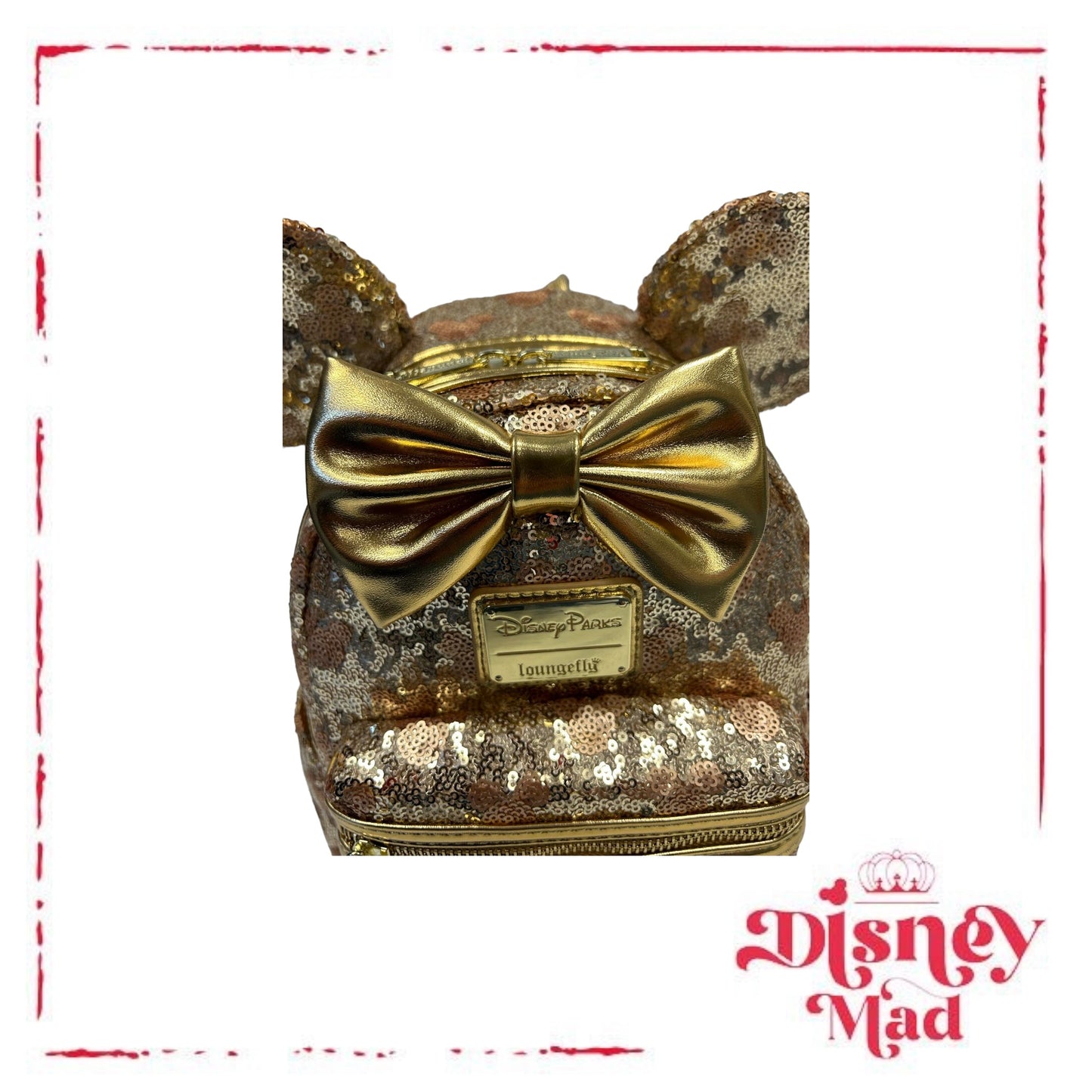 Disney Loungefly Golden Minnie Backpack - Disney Parks