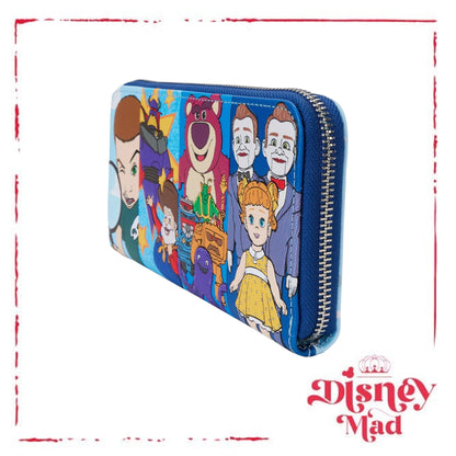 Toy Story Villains Pixar Loungefly Zip Around Wristlet