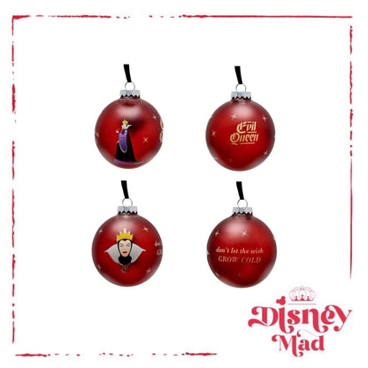 Disney Set Of 7 Baubles With Gift Box - Villains