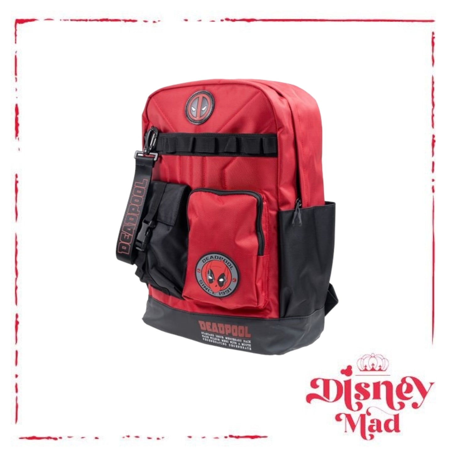 Deadpool Tactical Backpack - Entertainment Earth Exclusive