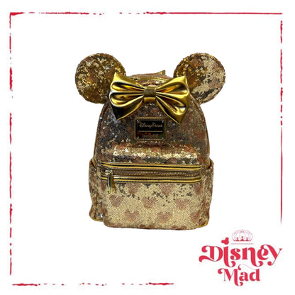 Disney Loungefly Golden Minnie Backpack - Disney Parks