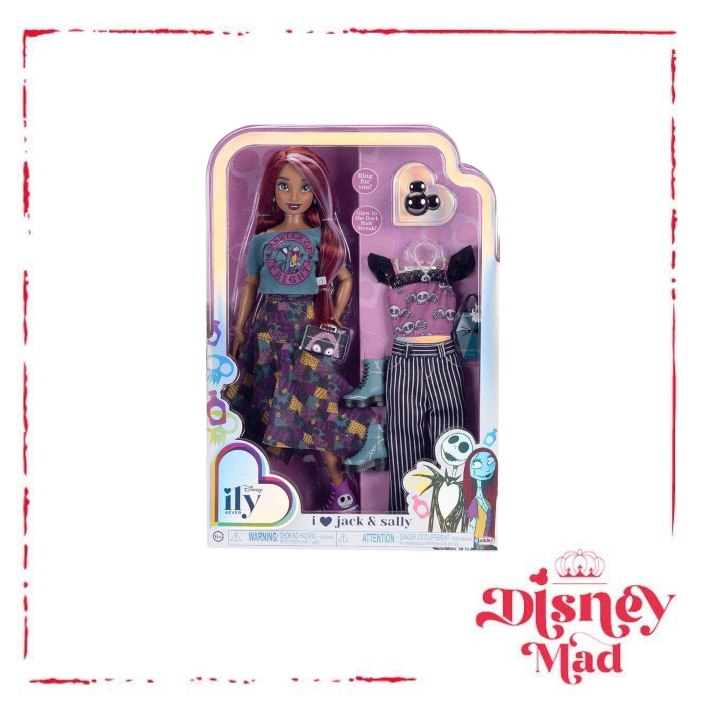 Disney ily 4EVER i love Jack & Sally doll