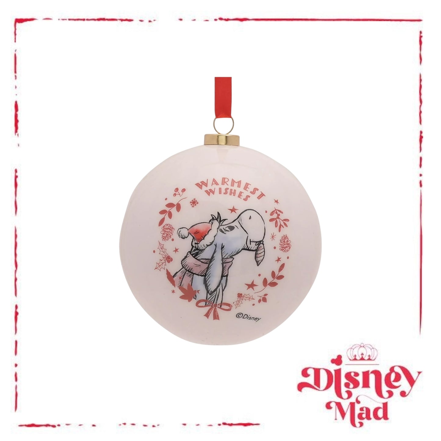 Disney Winnie the Pooh Set of 12 Baubles