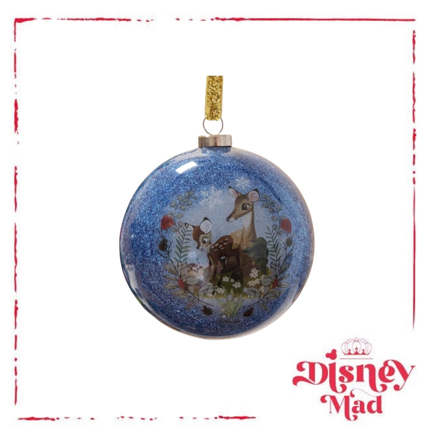 Disney Set Of 7 Baubles With Gift Box - Enchanted Forest Bambi