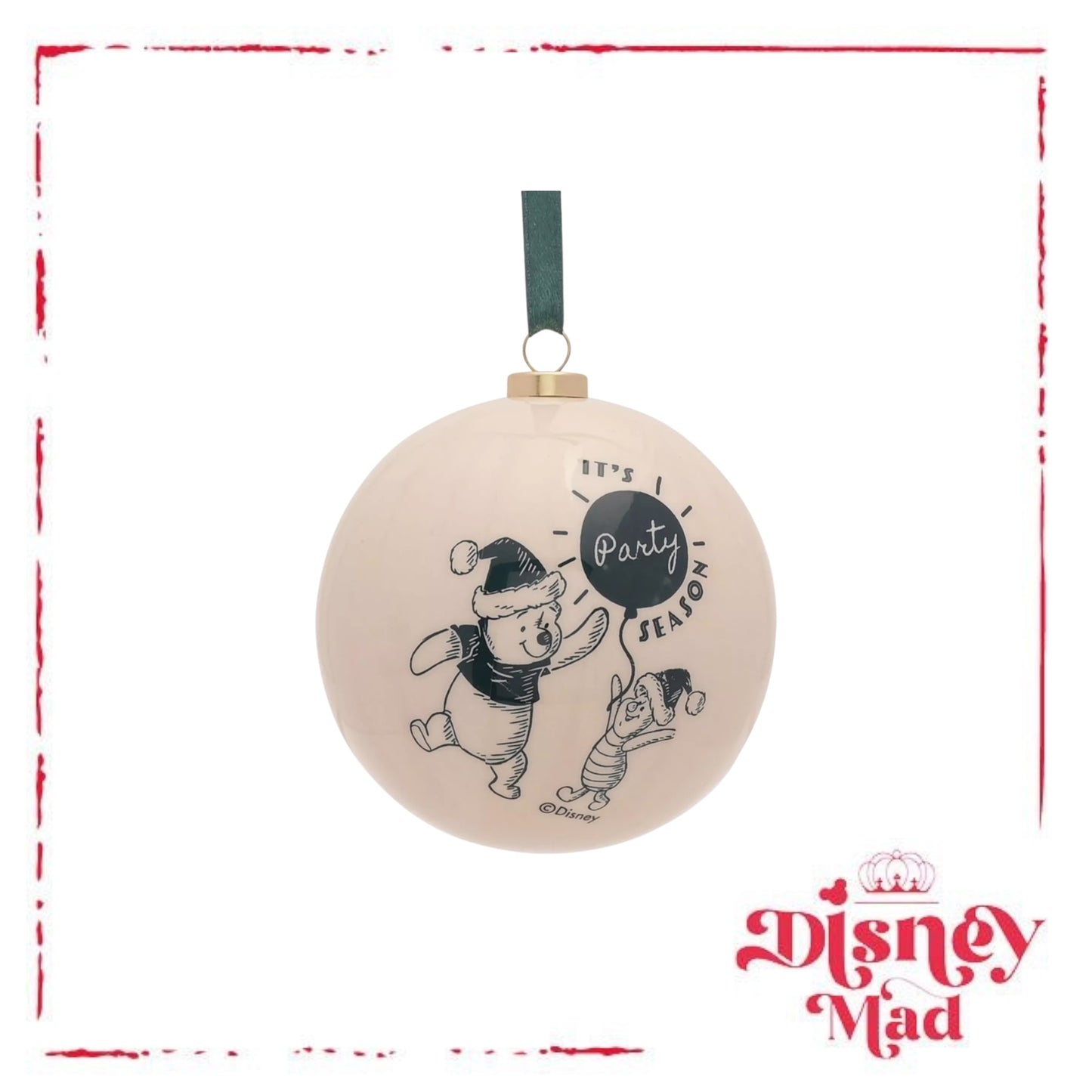 Disney Winnie the Pooh Set of 12 Baubles