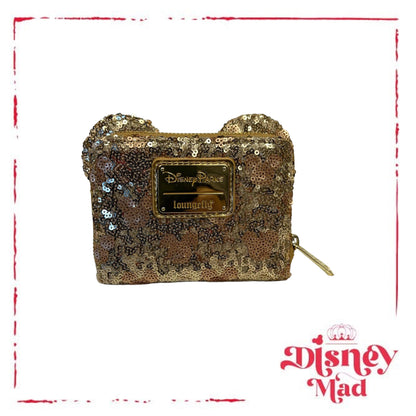 Disney Loungefly Golden Minnie Wallet - Disney Parks