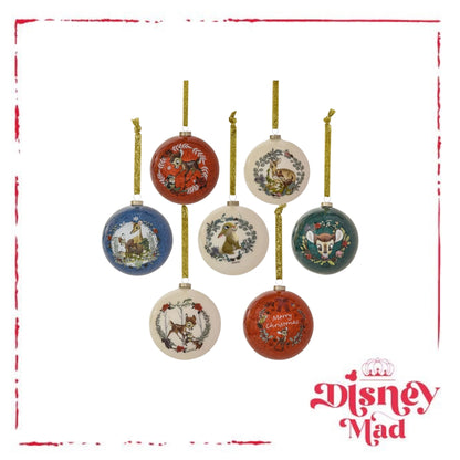 Disney Set Of 7 Baubles With Gift Box - Enchanted Forest Bambi