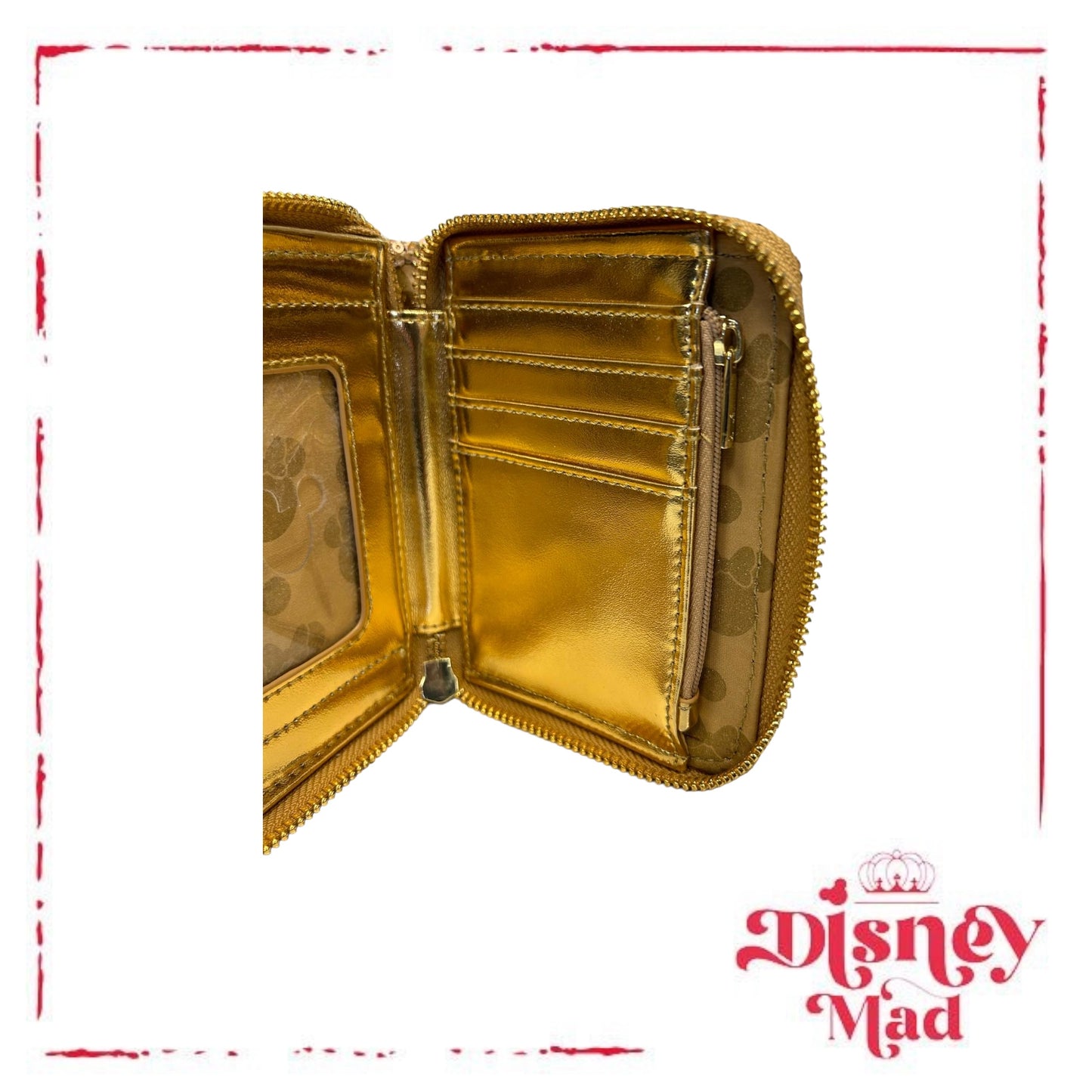 Disney Loungefly Golden Minnie Wallet - Disney Parks