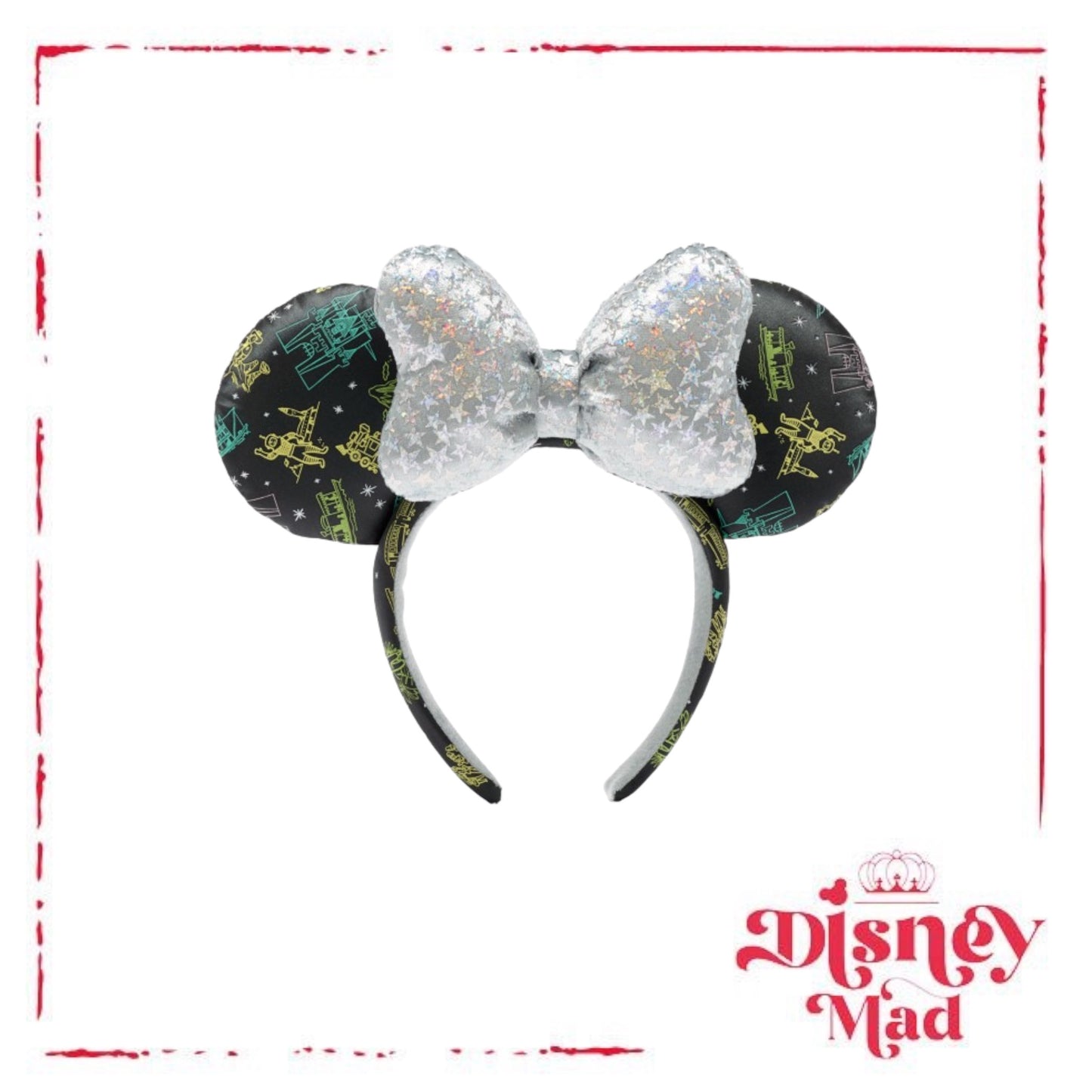 Disneyland Park Icons Ear Headband Disney 100th Anniversary