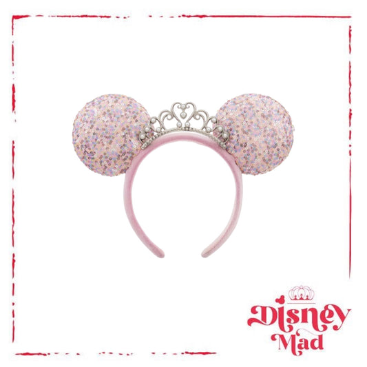 Disney Princess Sequined Ear Headband with Tiara