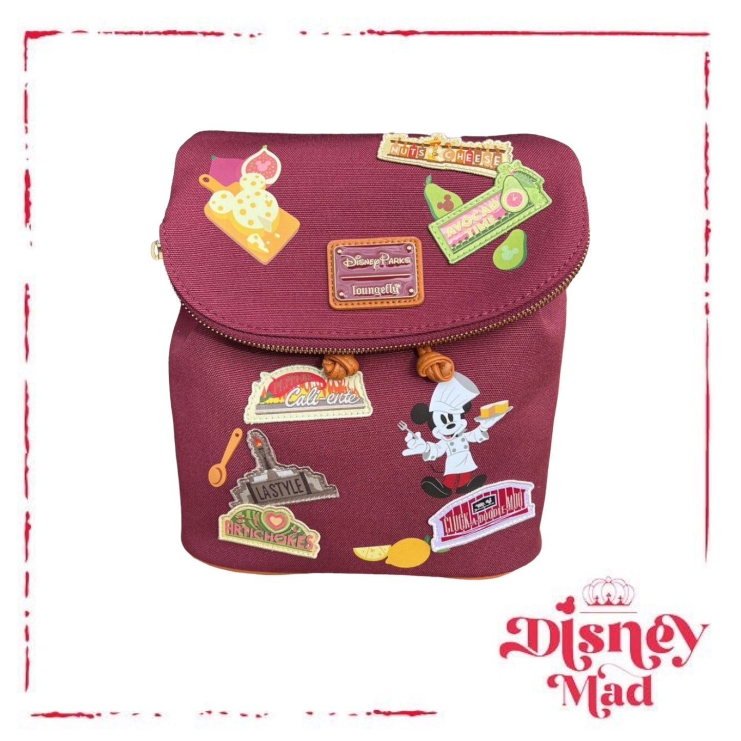 Disney california adventure Food An Wine Festival 2024 Loungefly Backpack - Disney Parks