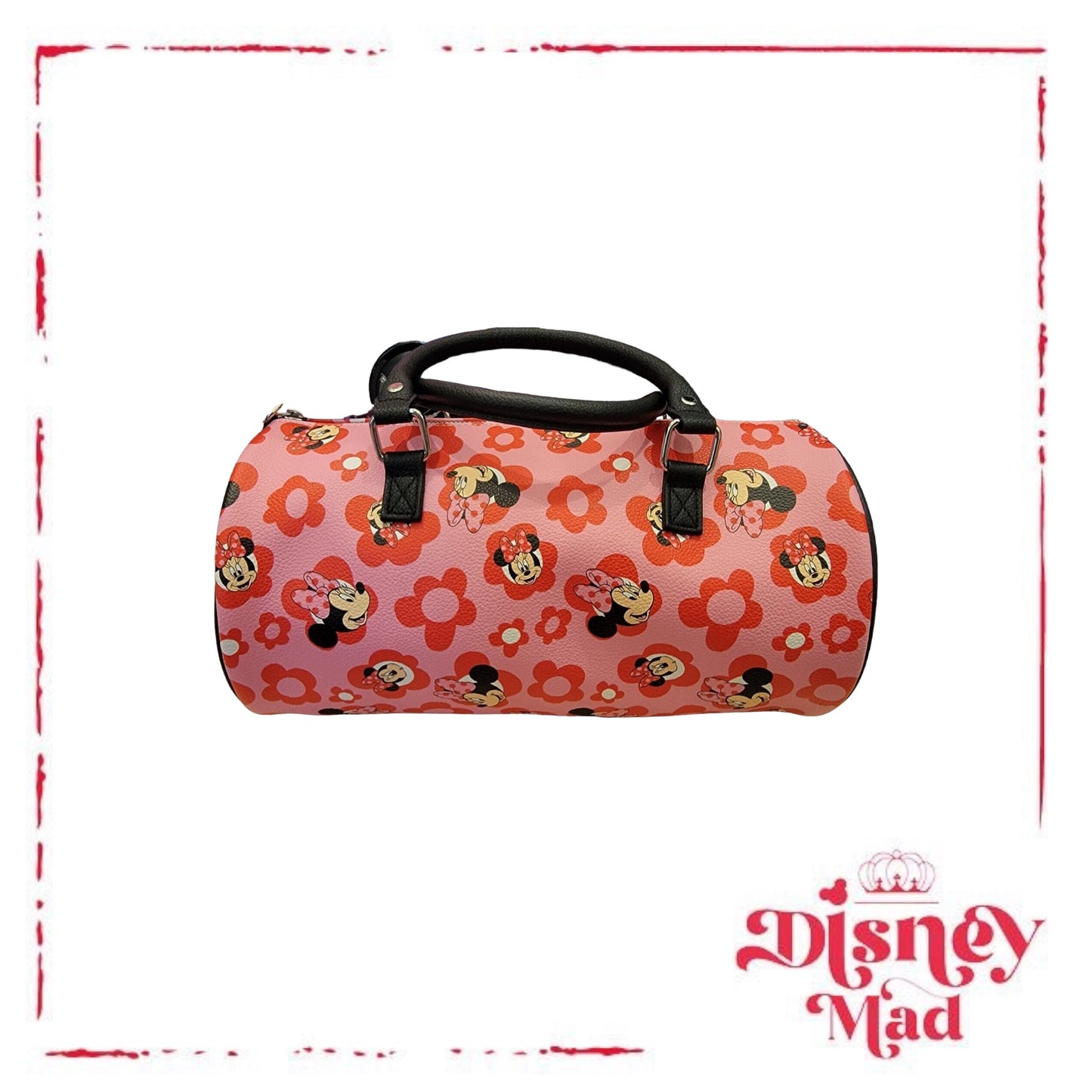 Disney Parks Minnie Mouse Flower Barrel Bag - Disney Parks