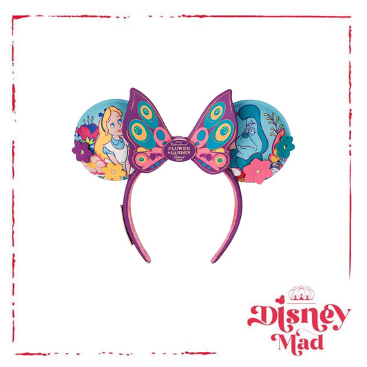 Disney Flower & Garden Festival 2025 - Alice in Wonderland Loungefly Ear Headband - Disney Parks