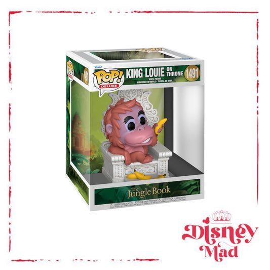 Funko Pop! Deluxe The Jungle Book King Louie on Throne * slight box damage