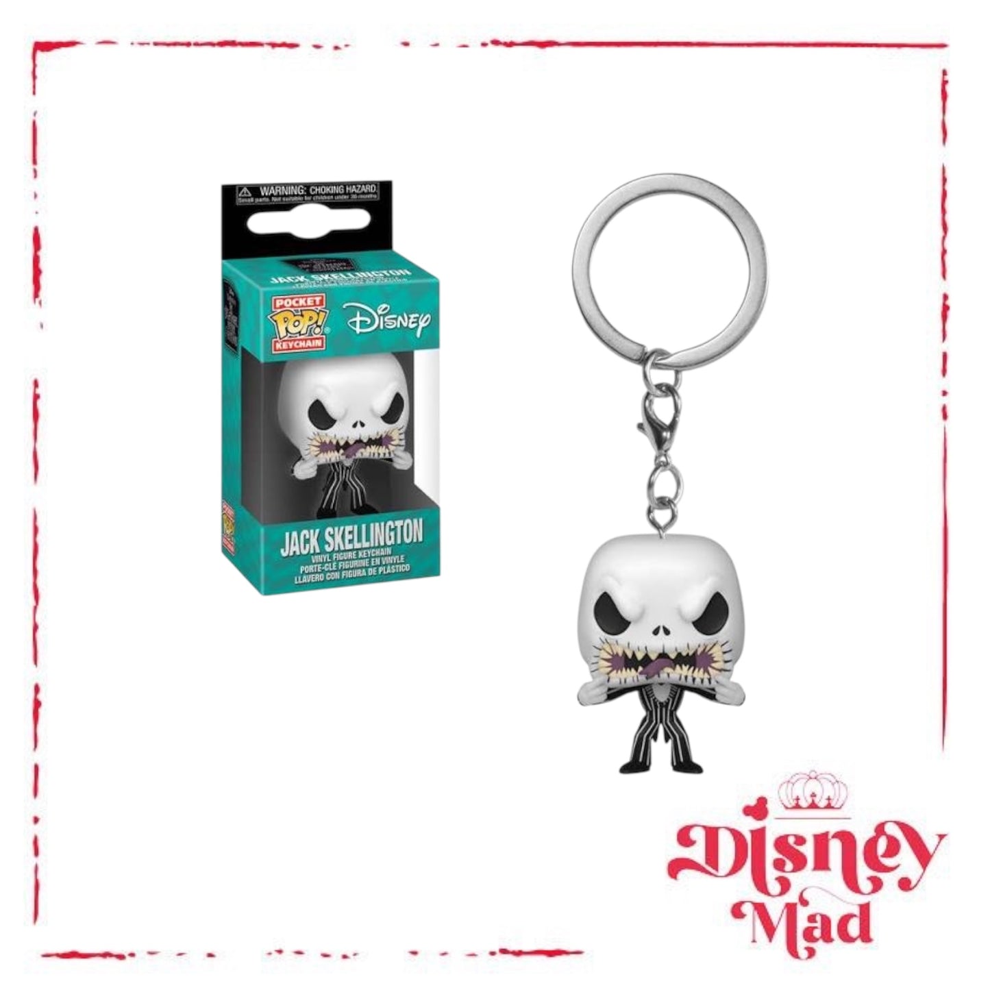 Funko Pocket Pop Keychain The Nightmare Before Christmas Jack Skellington