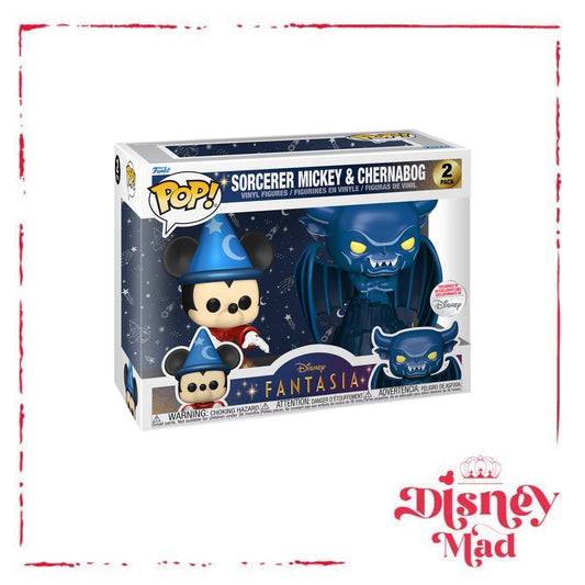 Funko Sorcerer Mickey and Chernabog Pop! Vinyl Figure Set, Fantasia