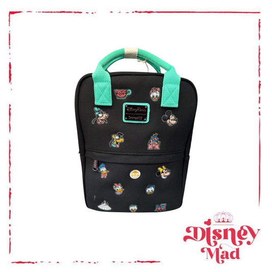 Disney 4 Parks Embroided Loungefly Canvas Backpack