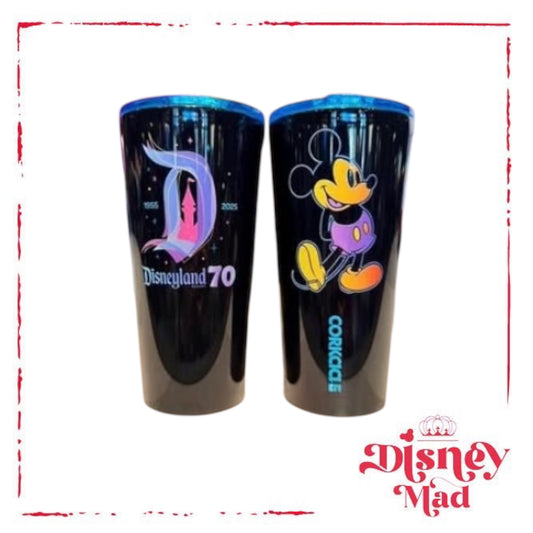 Disney Parks x CORKCICLE Disneyland 70th Anniversary Mickey Mouse Travel Tumbler