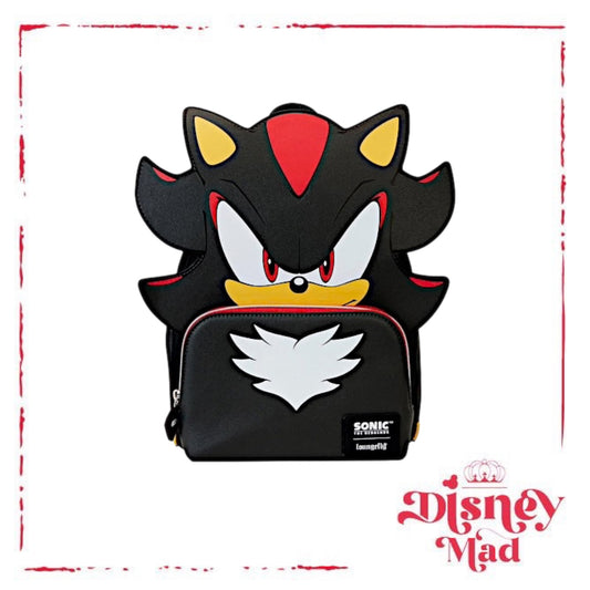 Shadow Sonic The Hedgehog Classic Cosplay Loungefly Mini Backpack