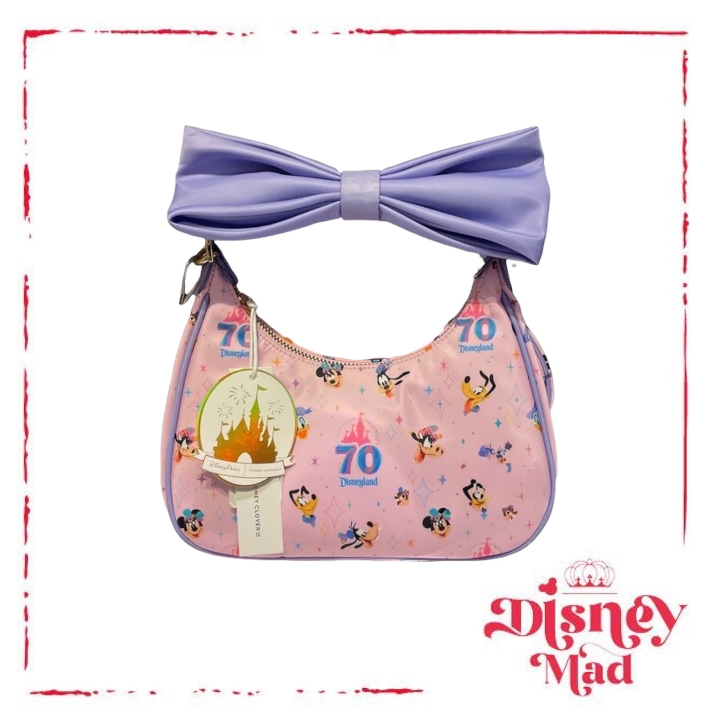 Stoney Clover Lane Disneyland 70th anniversary Bow Handle Bag - Disney Parks