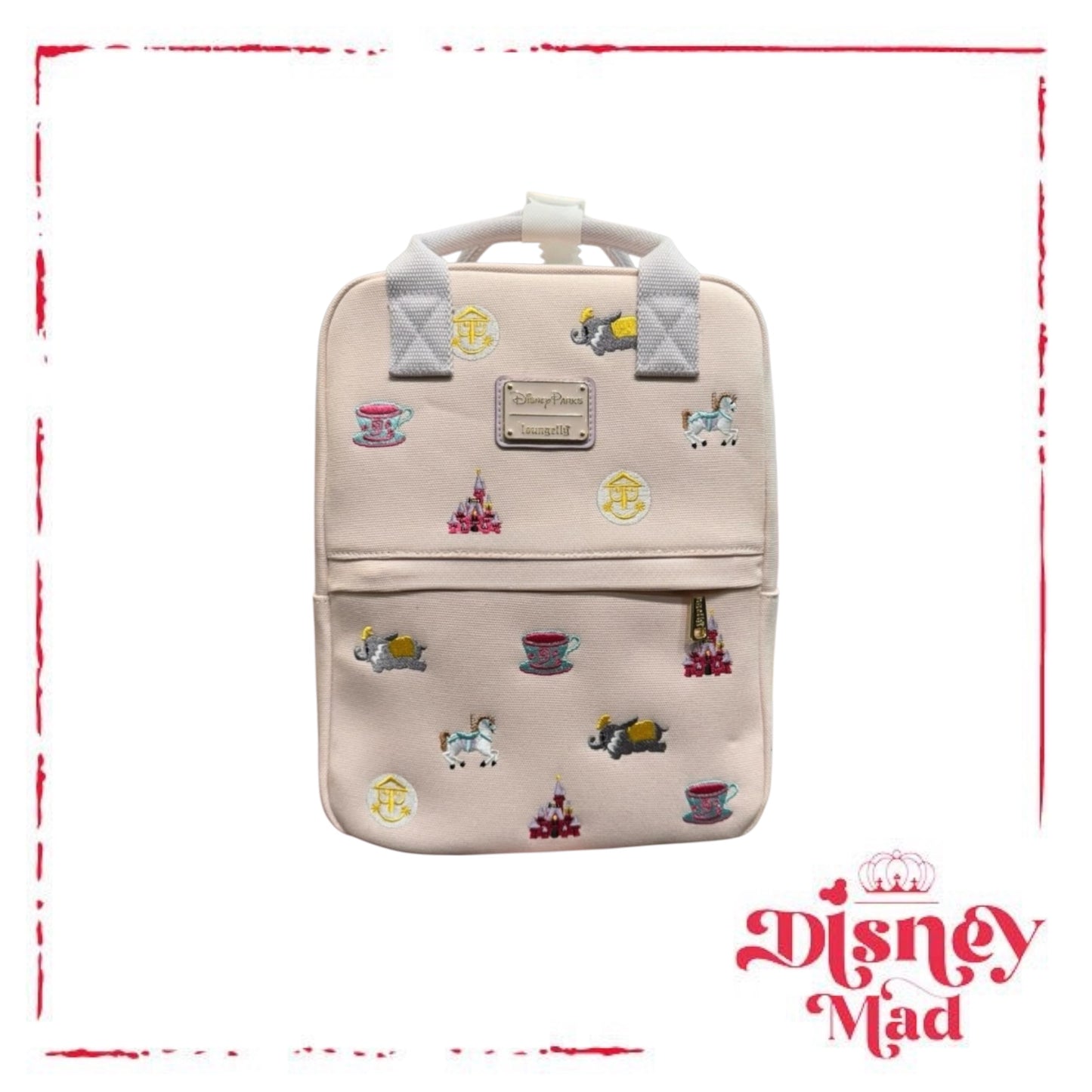 Disney Parks Fantasyland Canvas Mini Backpack