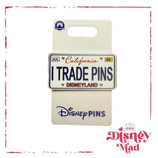 Disney Parks California Vanity License Plate - I Trade Pins - Disneyland