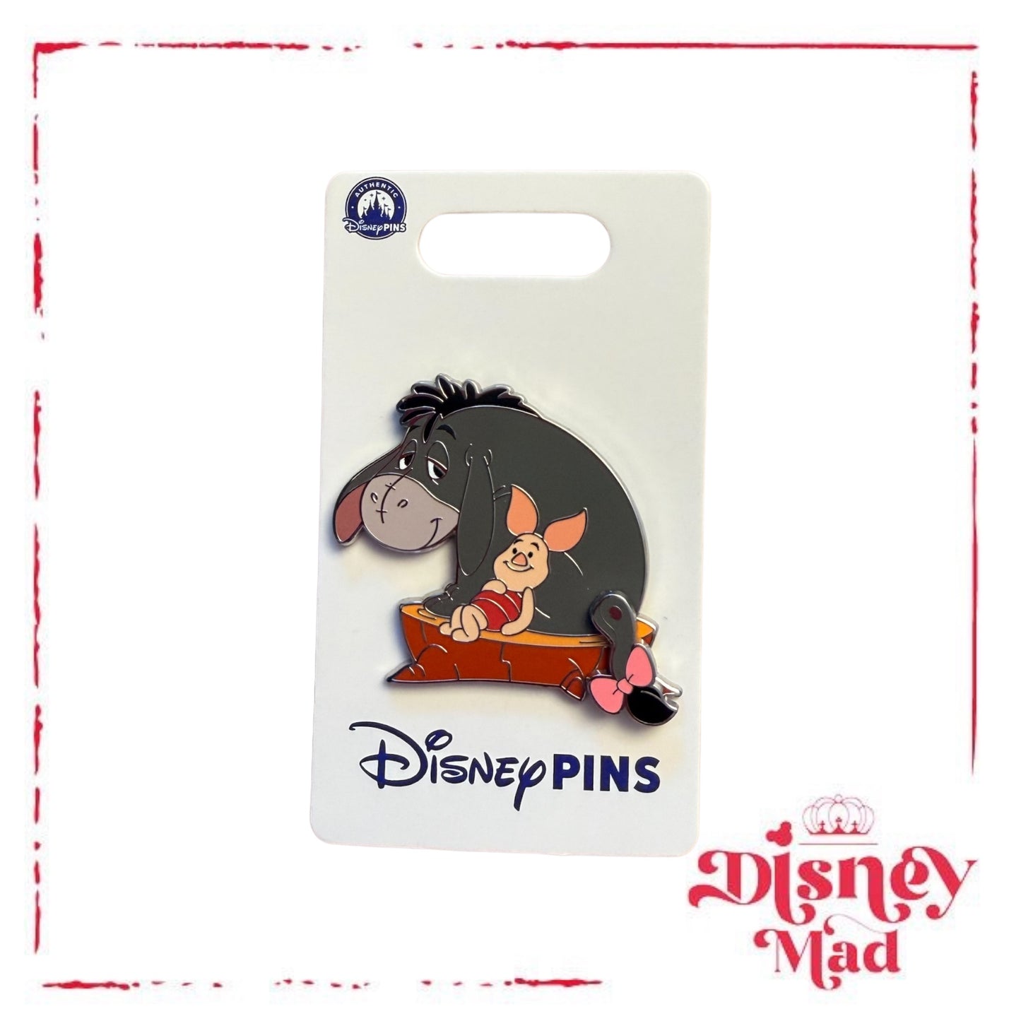 Eeyore and Piglet Swivel Pin, Winnie the Pooh - Disney Parks