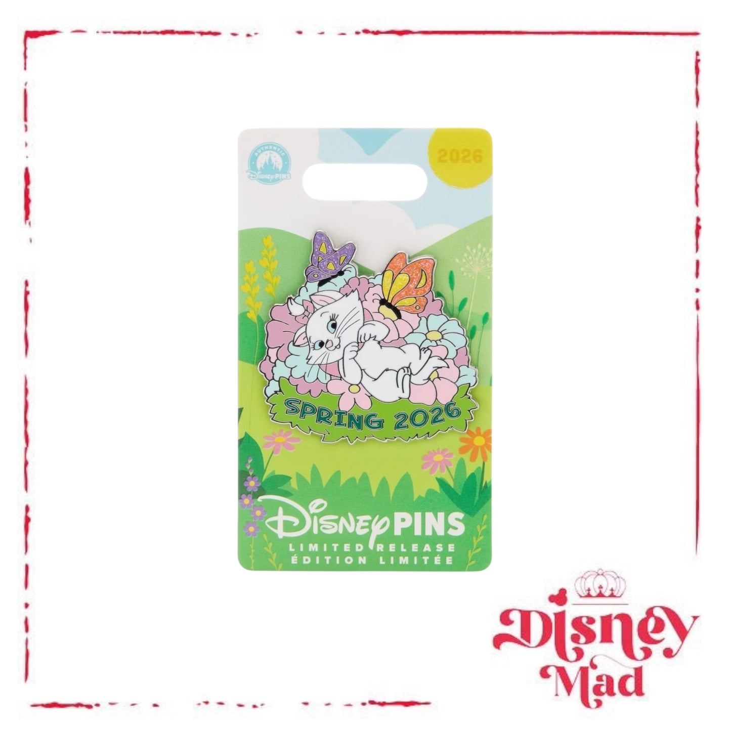 Disney The Aristocats Marie Spring 2026 Limited Release Pin