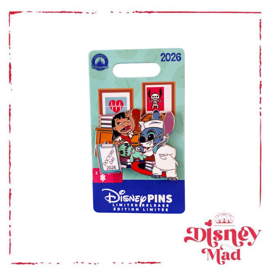 Disney Parks Lilo & Stitch Doctors' Day 2026 Pin – Limited Release