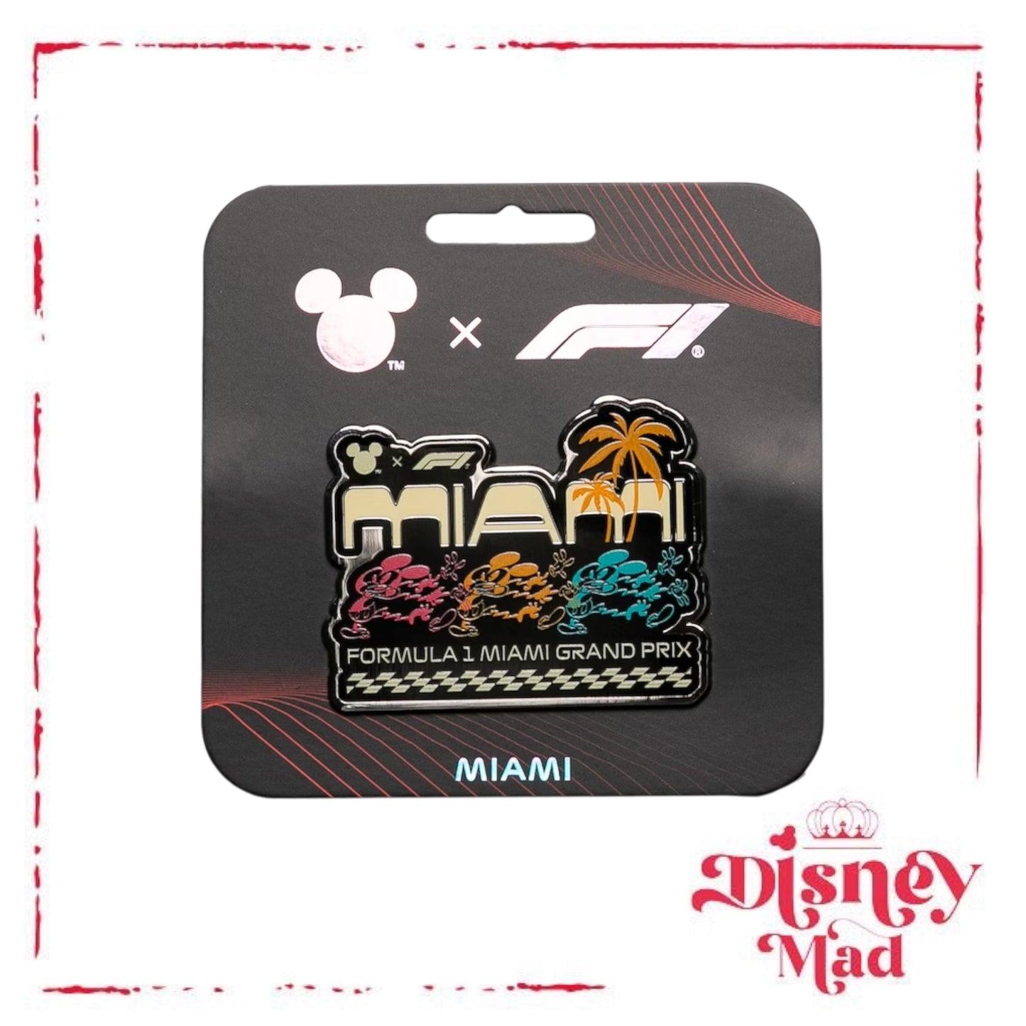 Disney X Formula 1 Special Edition Miami GP Pin
