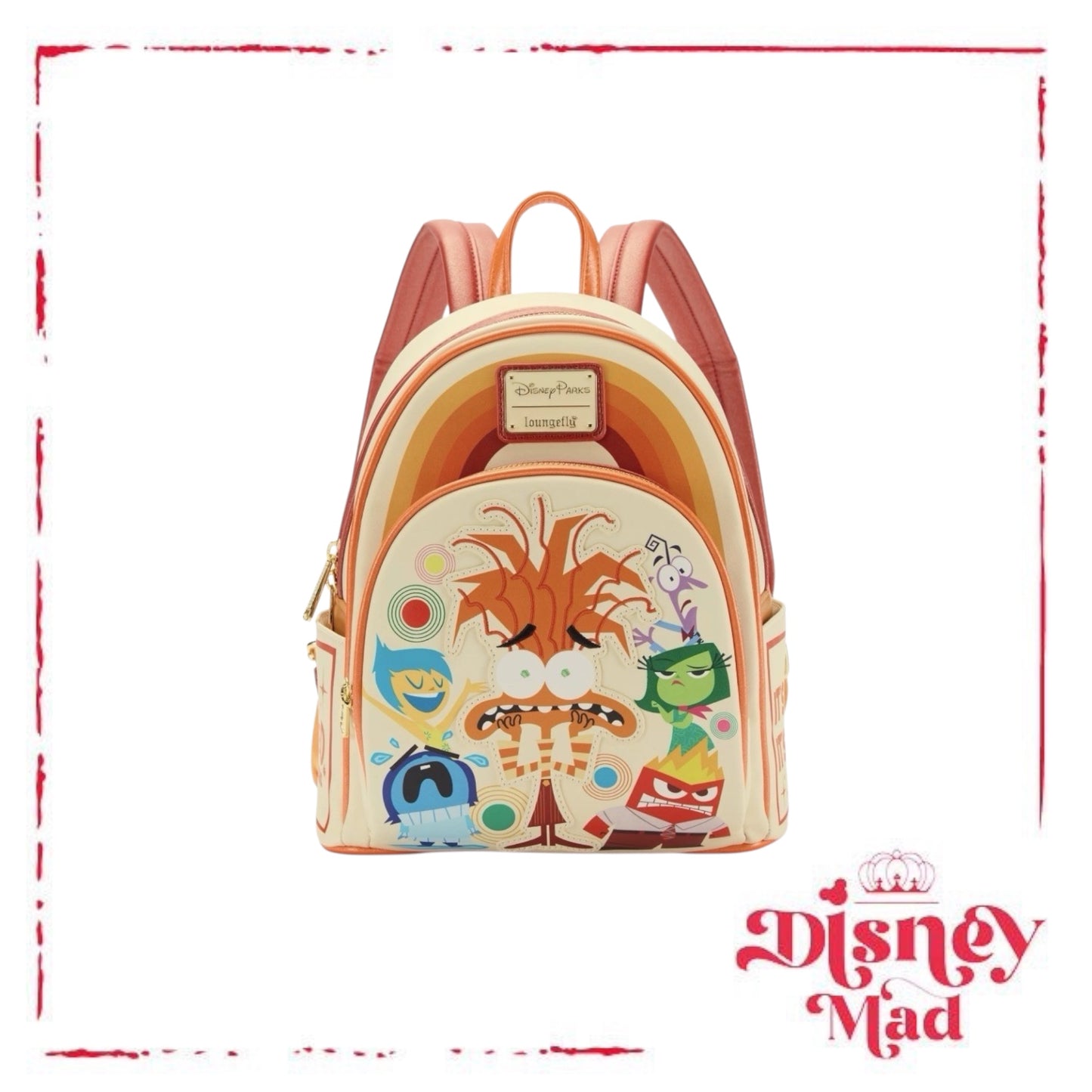 Loungefly Disney Parks Inside Out Anxiety Mini Backpack