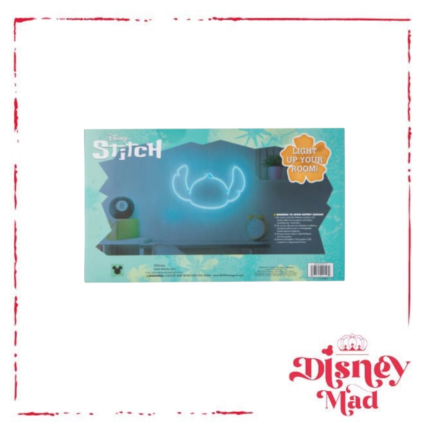 Disney Stitch Neon Wall Art